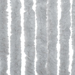 vidaXL Fly Curtain Grey 100x220 cm Chenille 6