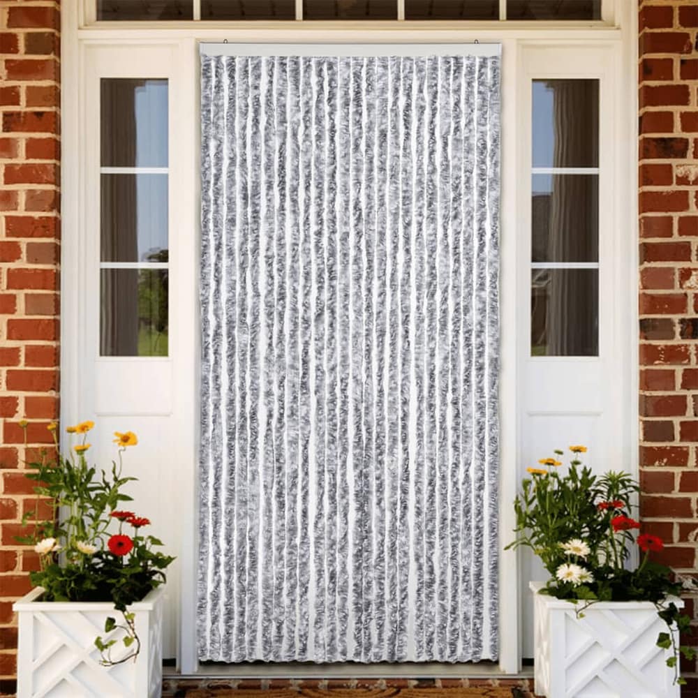 Fly Curtain White Grey
