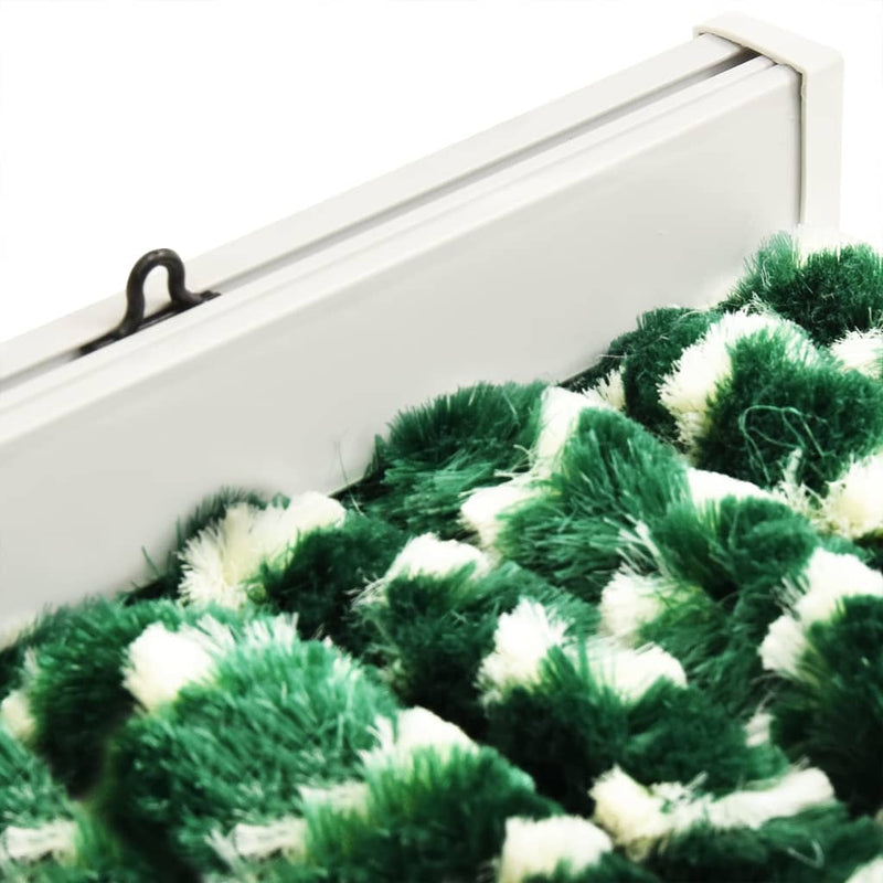 Fly Curtain Green and White 100x230 cm Chenille