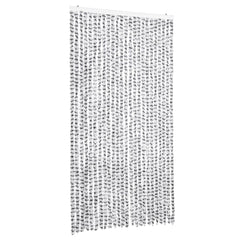 vidaXL Fly Curtain Light Grey and Dark Grey 100x230 cm Chenille 2