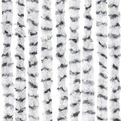 vidaXL Fly Curtain Light Grey and Dark Grey 100x230 cm Chenille 5