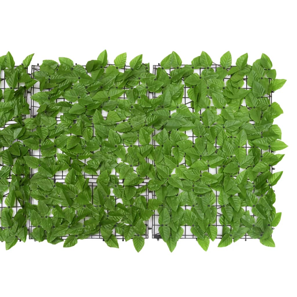 vidaXL Balcony Screen with Green Leaves 200x75 cm 3