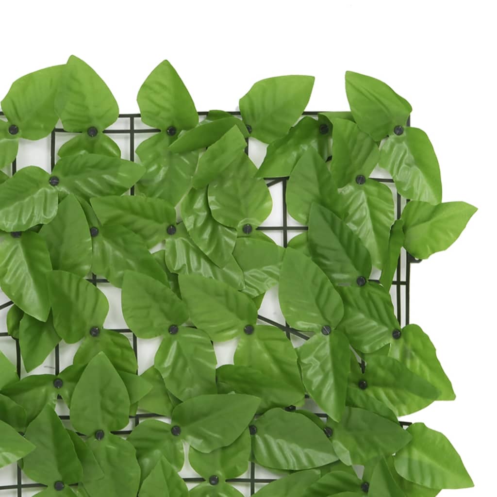 vidaXL Balcony Screen with Green Leaves 200x75 cm 4