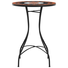 vidaXL Mosaic Bistro Table Terracotta and White Ø50x70 cm Ceramic 5