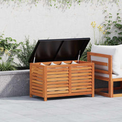 Garden Storage Box Solid Wood Eucalyptus 90 cm 55 cm 48 cm