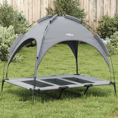 Dog Bed Folding Manual Steel Width 122 cm Anthracite 107 cm