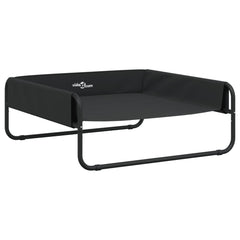 vidaXL Elevated Dog Bed Anthracite Oxford Fabric and Steel 2