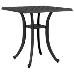 vidaXL Garden Table | Black | Cast Aluminium | Medium |  Durable  | Garden Table 2
