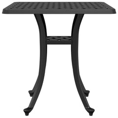 vidaXL Garden Table | Black | Cast Aluminium | Medium |  Durable  | Garden Table 5