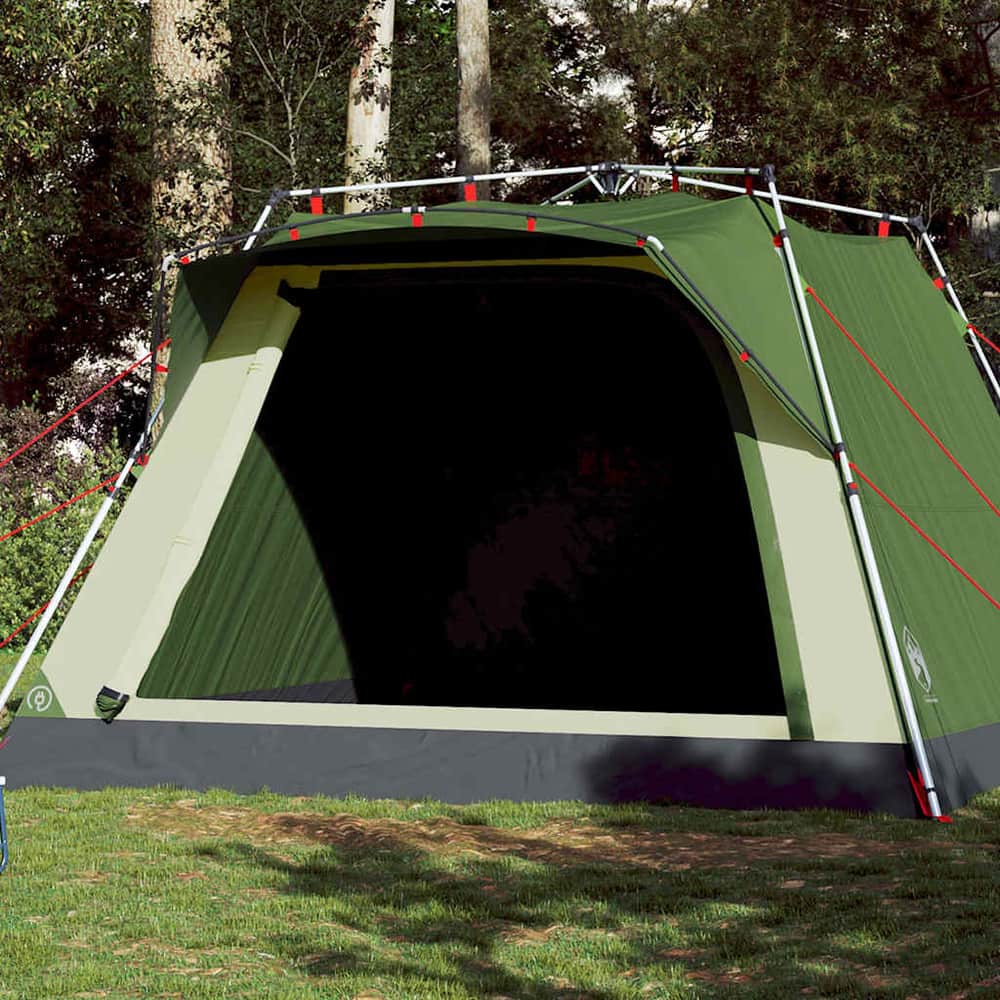 Camping Tent Cabin 4-Person Quick Release Green
