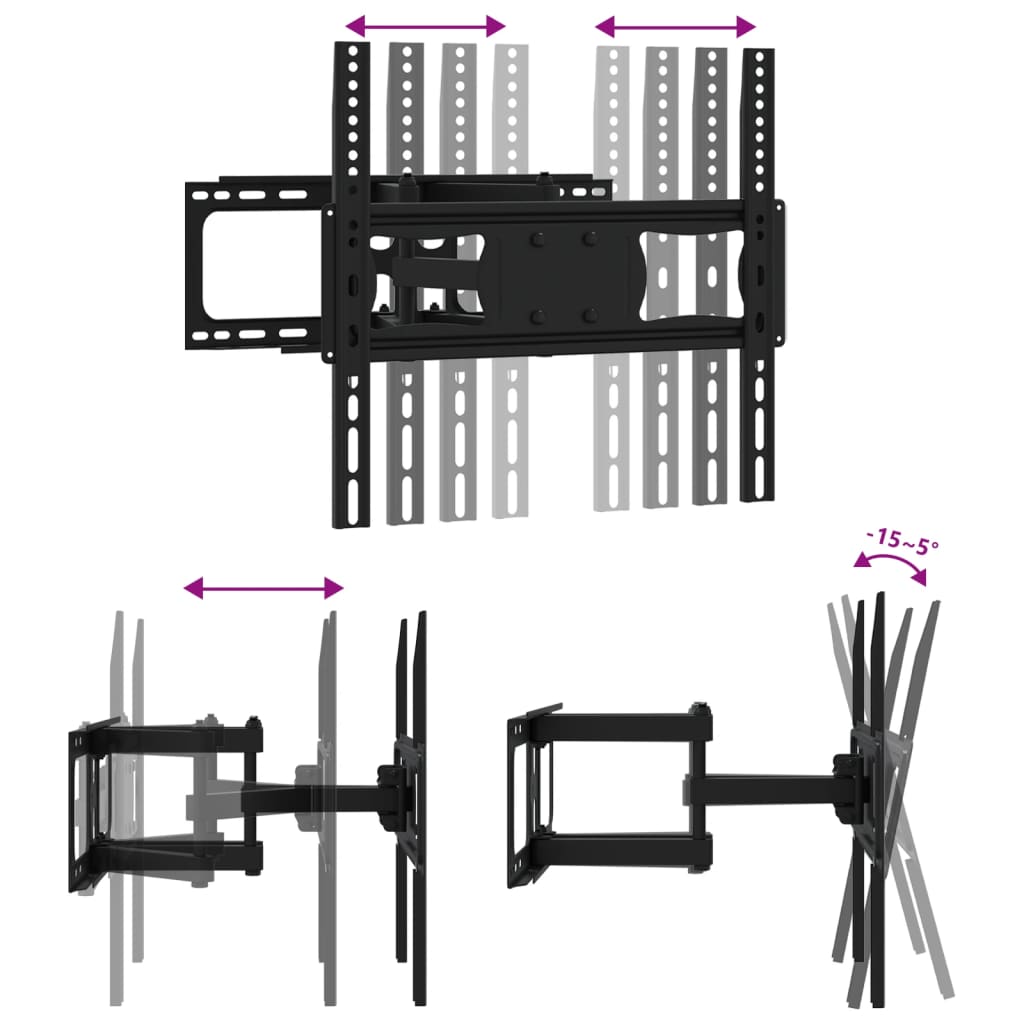 vidaXL TV Wall Mount for 26-70 Inch Screen Max VESA 400x400 mm 40kg 6