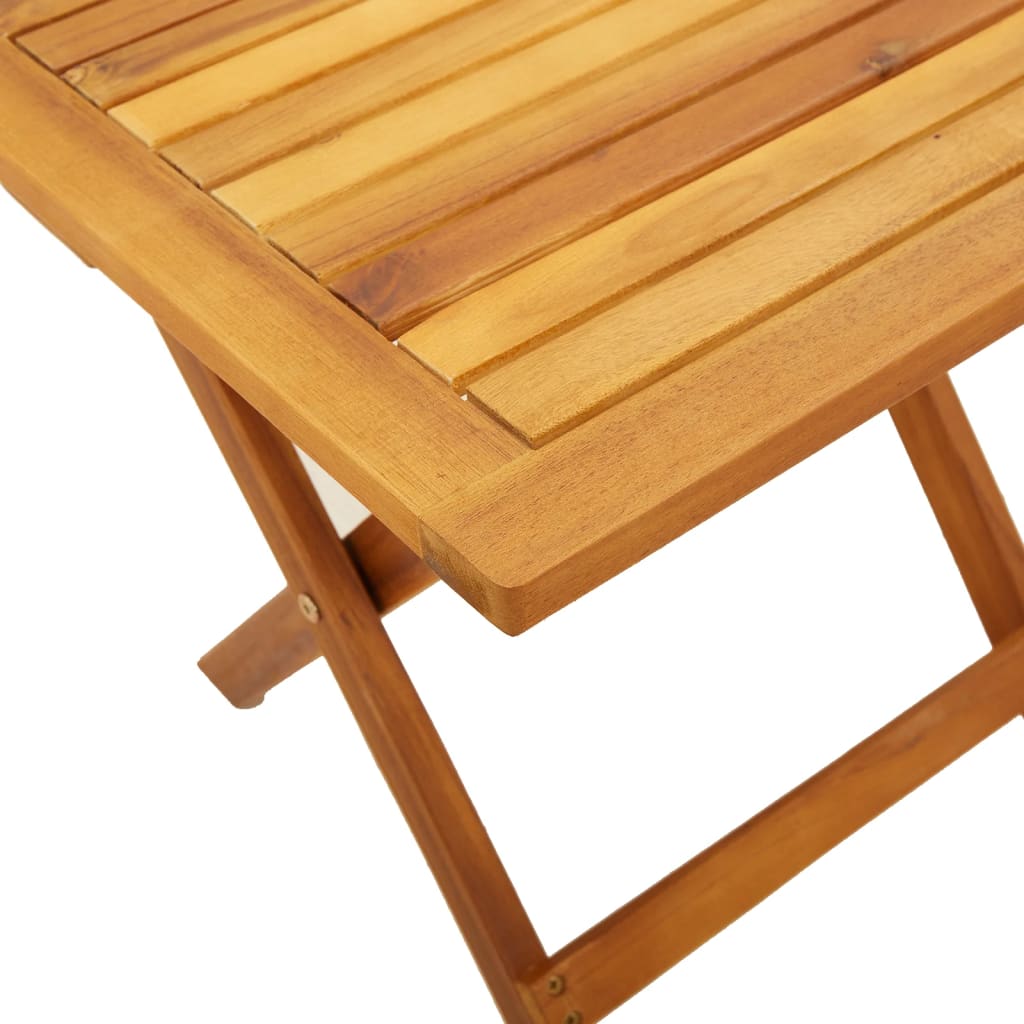 vidaXL Garden Side Table 40x40x40 cm Solid Wood Acacia 6