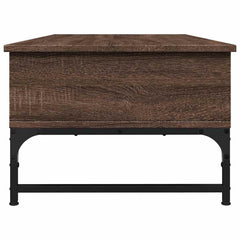 vidaXL Coffee Table Brown Oak 100x50x35 cm Engineered Wood and Metal 6