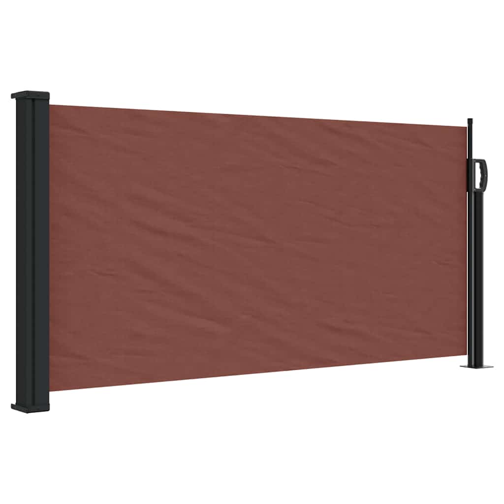 Retractable Side Awning 100x300 cm Drop 300 cm Width 100 cm Brown