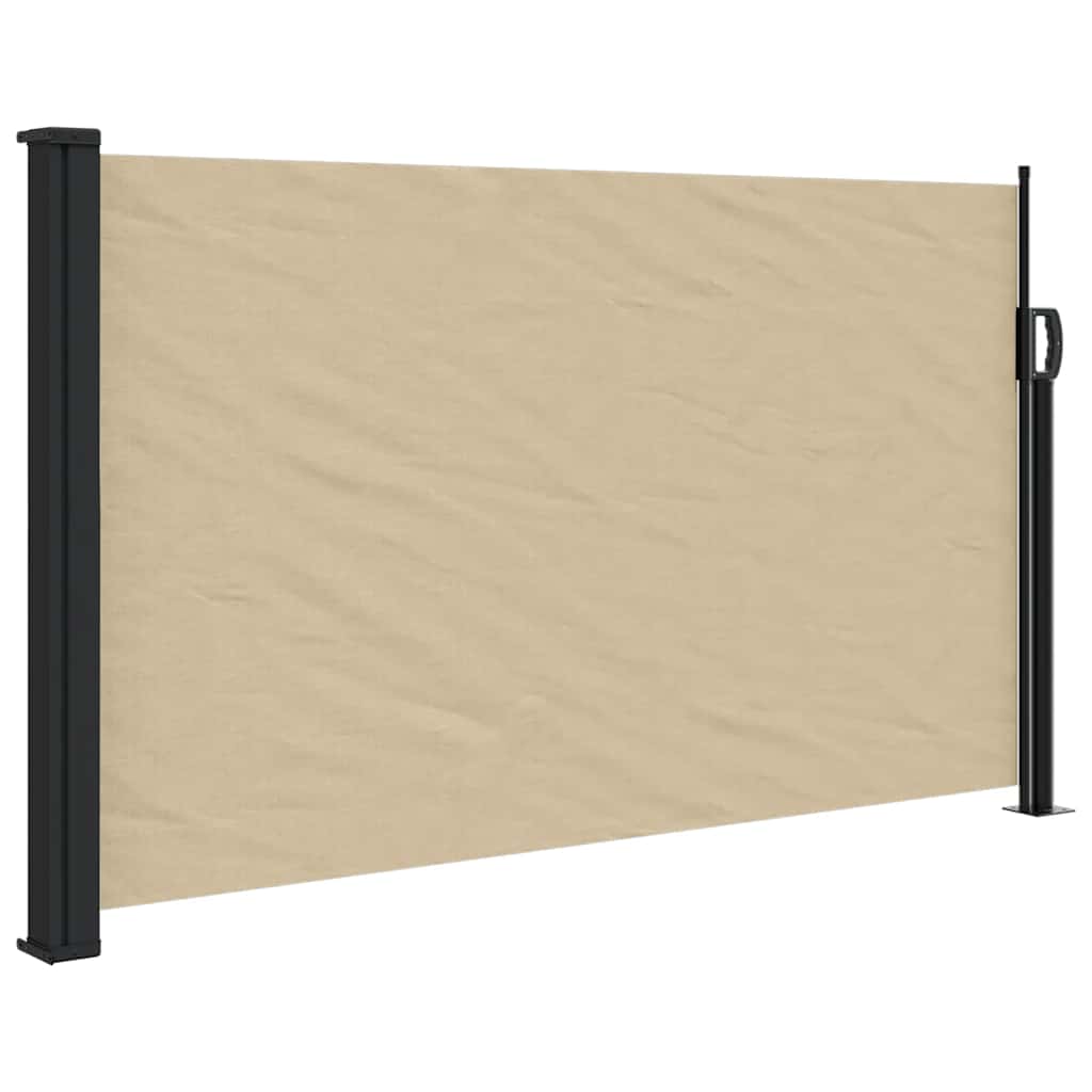 vidaXL Retractable Side Awning Beige 117x300 cm 2