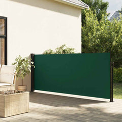 vidaXL Retractable Side Awning Dark Green 117x300 cm 1