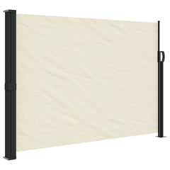 vidaXL Retractable Side Awning Cream 140x300 cm 2