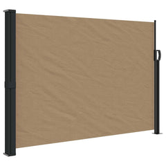vidaXL Retractable Side Awning Taupe 140x300 cm 2