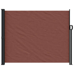 vidaXL Retractable Side Awning Brown 160x300 cm 3
