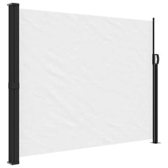 vidaXL Retractable Side Awning White 160x300 cm 2