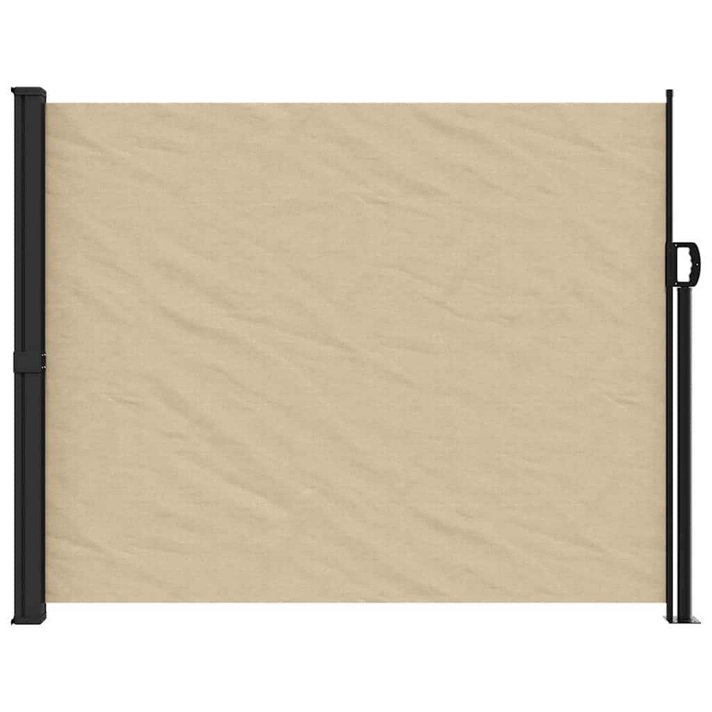vidaXL Retractable Side Awning Beige 170x300 cm 3