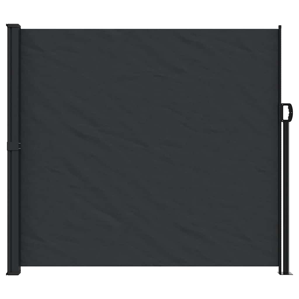 Retractable Side Awning 180x300 cm Drop 300 cm Width 180 cm Black