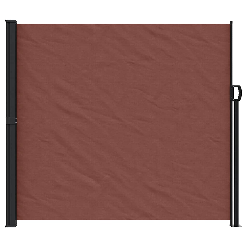 vidaXL Retractable Side Awning Brown 180x300 cm 3