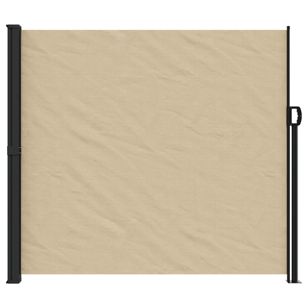 vidaXL Retractable Side Awning Beige 180x300 cm 3