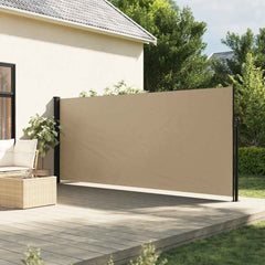 vidaXL Retractable Side Awning Beige 180x300 cm 1