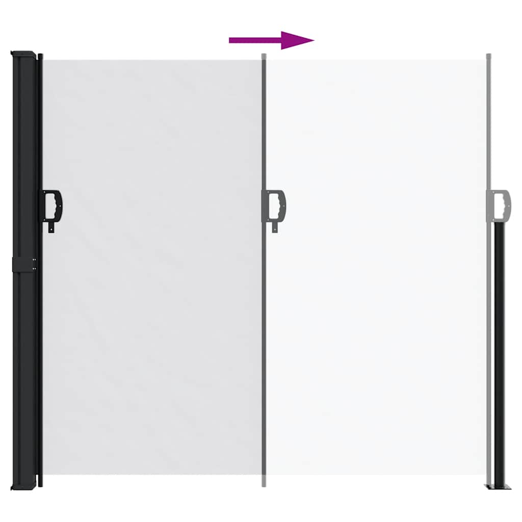 vidaXL Retractable Side Awning White 180x300 cm 5