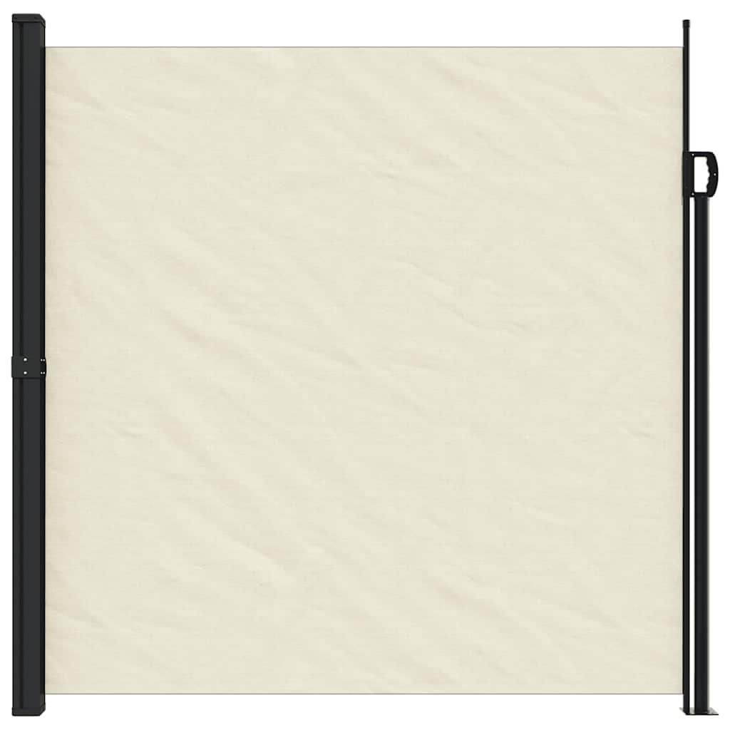 Retractable Side Awning Drop Width Cream