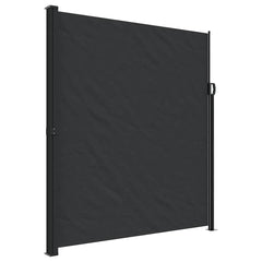 vidaXL Retractable Side Awning Black 220x300 cm 2