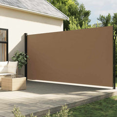 vidaXL Retractable Side Awning Taupe 220x300 cm 1
