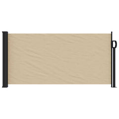 Retractable Side Awning 100x500 cm Drop 500 cm Width 100 cm Beige