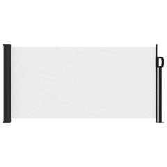 Retractable Side Awning 100x500 cm Drop 500 cm Width 100 cm White