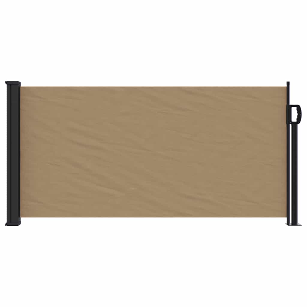 Retractable Side Awning 100x500 cm Drop 500 cm Width 100 cm Taupe