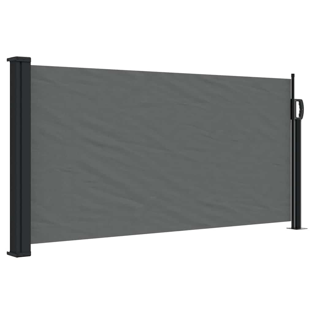 Retractable Side Awning 100x500 cm Drop 500 cm Width 100 cm Anthracite
