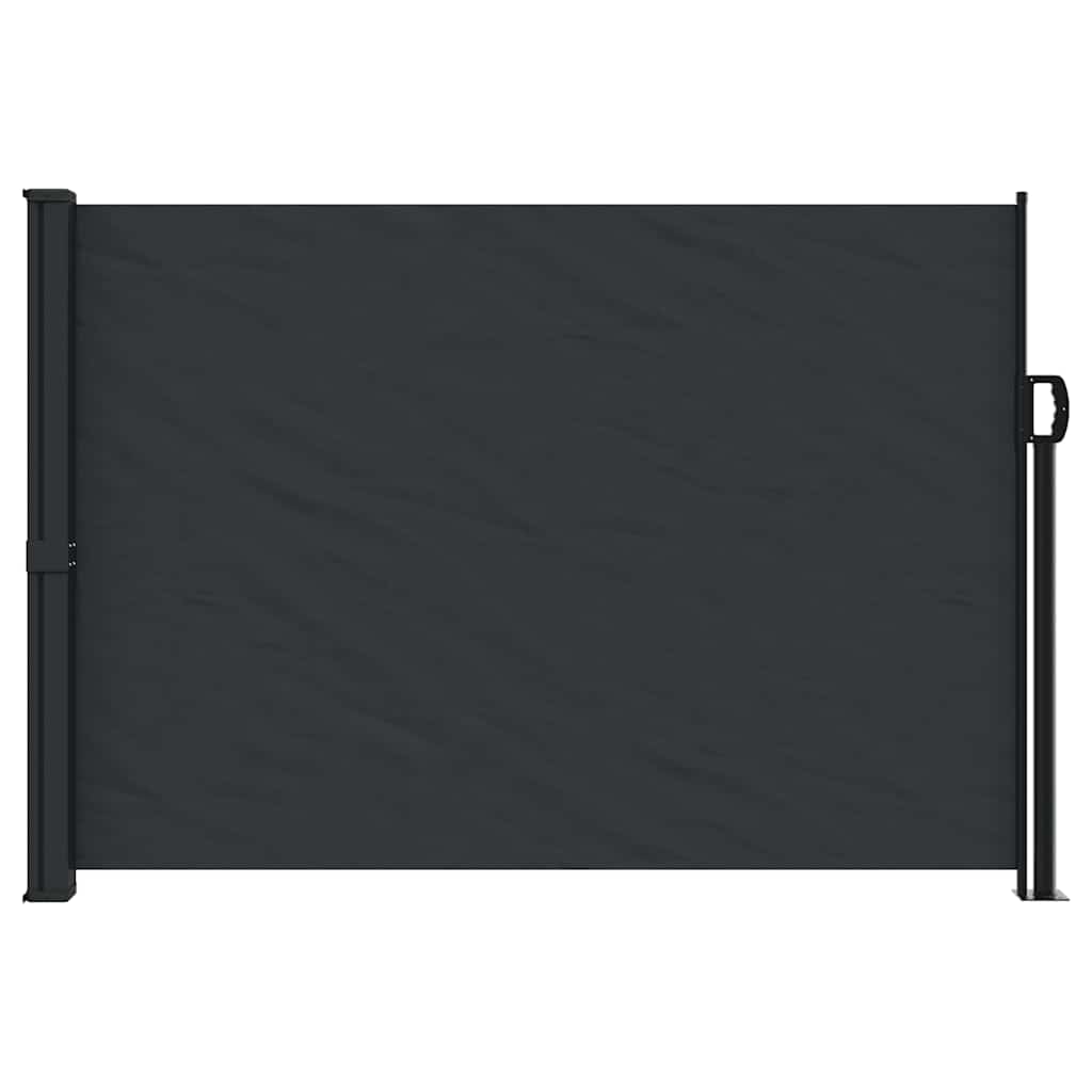 vidaXL Retractable Side Awning Black 140x500 cm 3