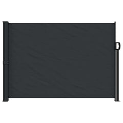 vidaXL Retractable Side Awning Black 140x500 cm 3