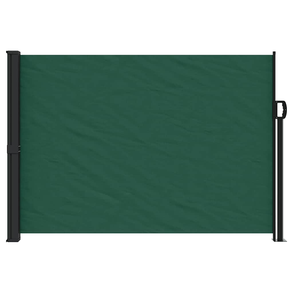 vidaXL Retractable Side Awning Dark Green 140x500 cm 3