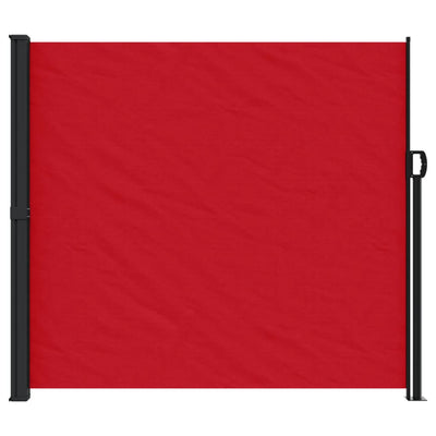 Retractable Side Awning Red 180x500 cm