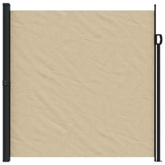 vidaXL Retractable Side Awning Beige 200x500 cm 3