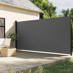 vidaXL Retractable Side Awning Anthracite 200x500 cm 1