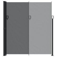 vidaXL Retractable Side Awning Black 220x500 cm 5