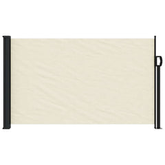 vidaXL Retractable Side Awning Cream 120x600 cm 3