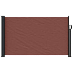 Retractable Side Awning 120x600 cm Drop 600 cm Width 120 cm Brown