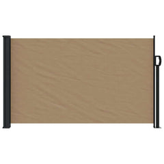 Retractable Side Awning 120x600 cm Drop 600 cm Width 120 cm Taupe