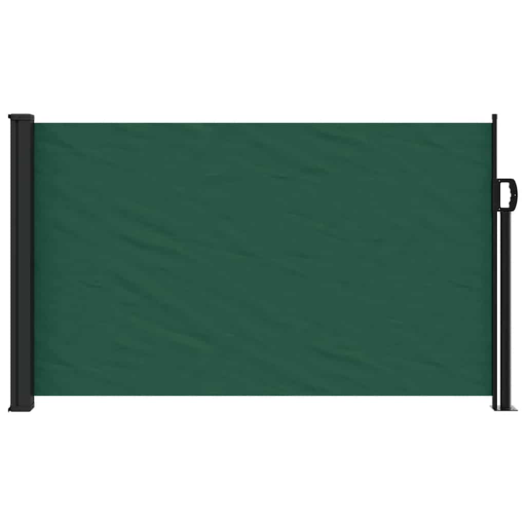 Retractable Side Awning 120x600 cm Drop 600 cm Width 120 cm Dark green