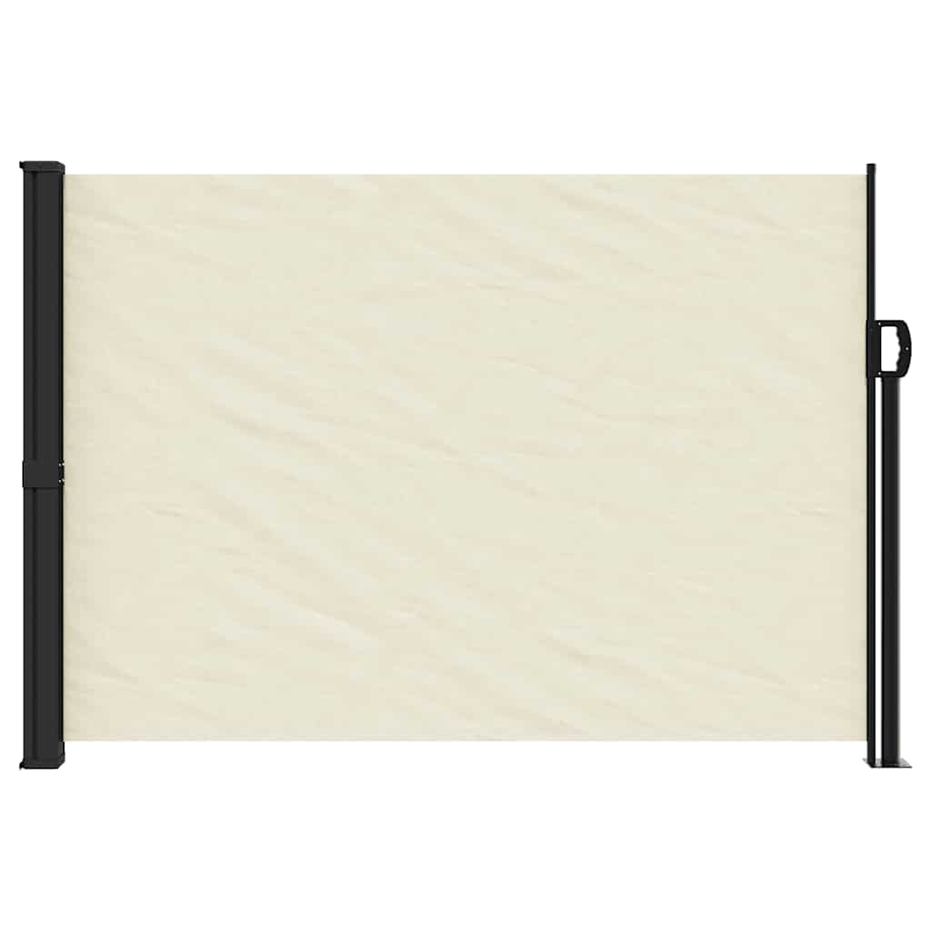vidaXL Retractable Side Awning Cream140x600 cm 3