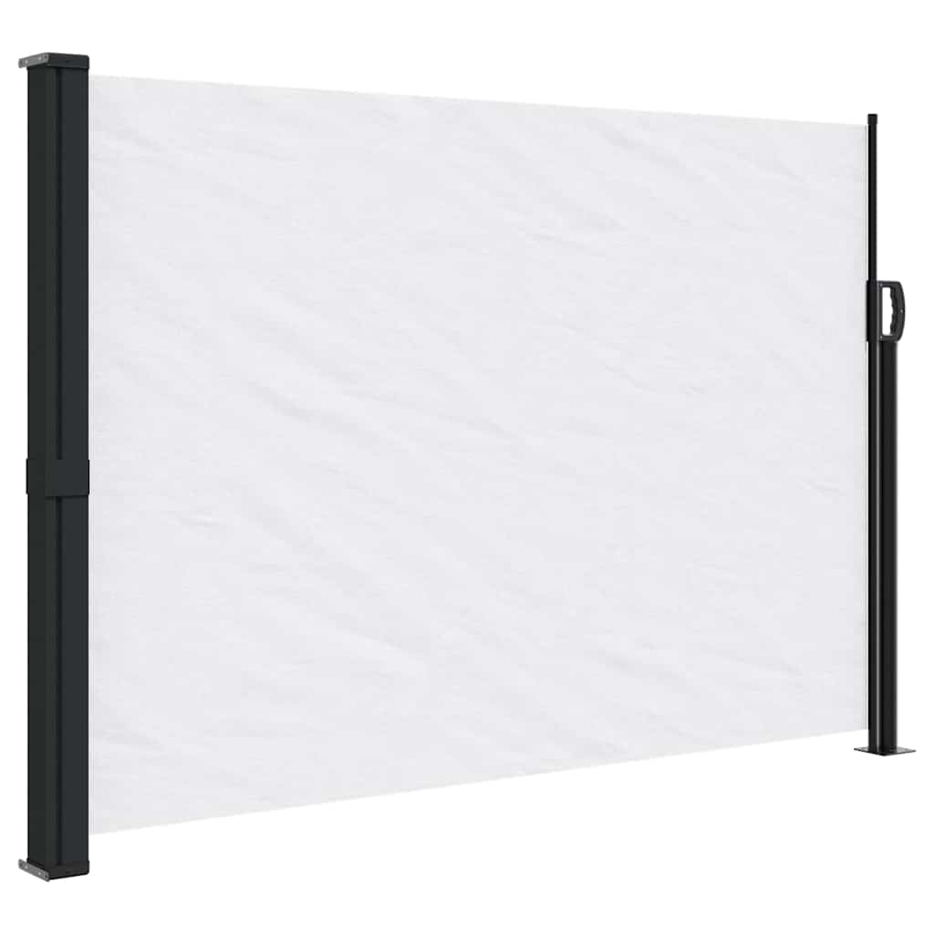 vidaXL Retractable Side Awning White 140x600 cm 2
